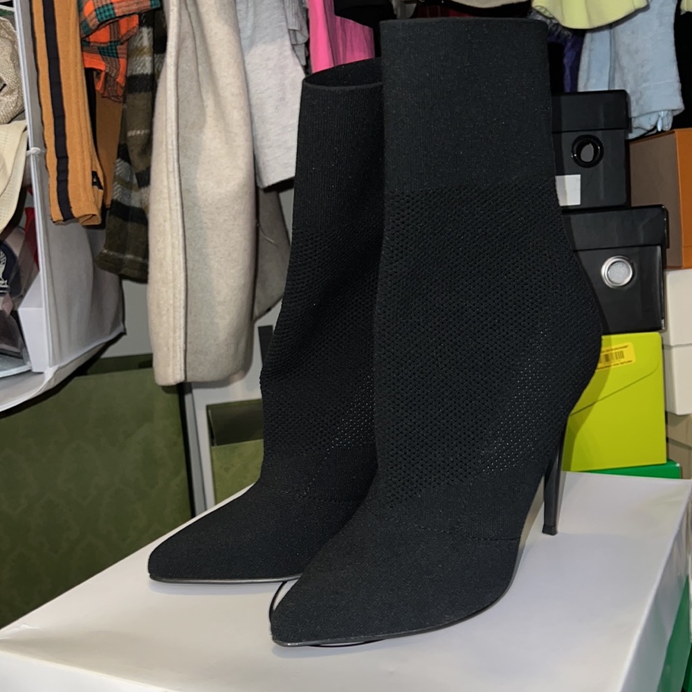 Steve Madden Black Sock Boot - image 3